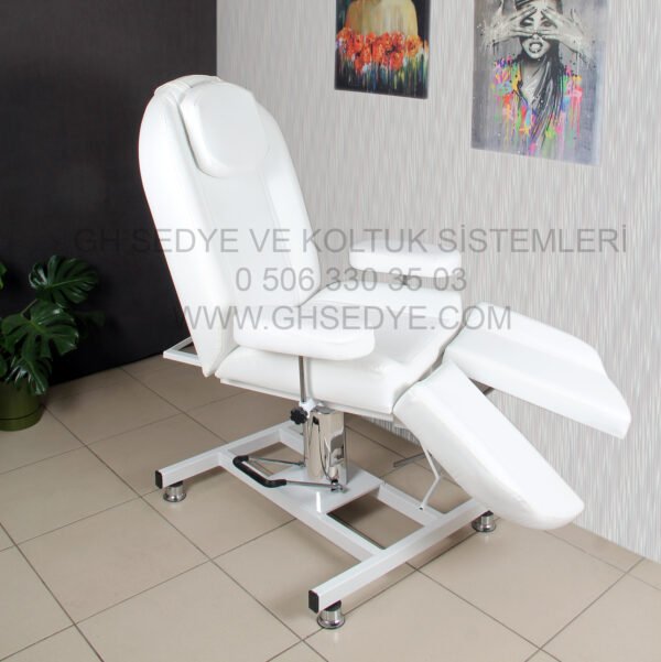 Special 3 Hidrolik Sedye Çift Ayak Beyaz - Görsel 4